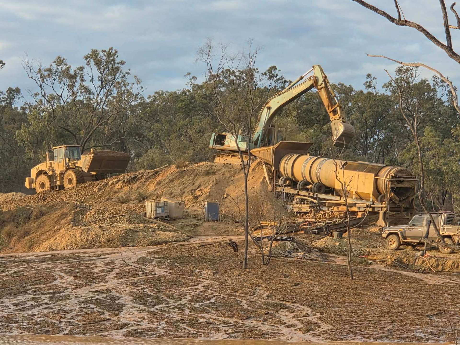 Queensland goldfield landscape
